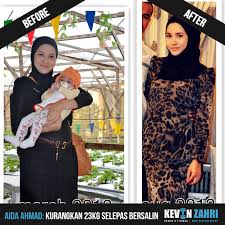 Semua ibu bersalin nak cepat2 kurus kan? Aida Ahmad Kembali Berat Badan 55kg Selepas Bersalin Kevin Zahri