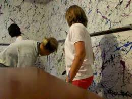 In this video, tanner and courtn. Splatter Paint Youtube
