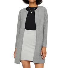 Gilet Long Gris Femme Noisy May Ola Pas Cher Espace Des Marques