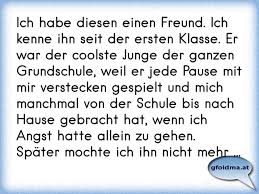 Читаем на немецком!darf ich mich vorstellen?ich heiße anna. Ich Habe Diesen Einen Freund Ich Kenne Ihn Seit Der Ersten Klasse Er War Der Coolste Junge Der Ganzen Grundschule Wei Osterreichische Spruche Und Zitate