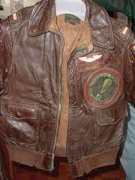 Image Detail For Wwii Bomber Jacket W Military Patches Painted Leather Jacket Wwii Bomber Jacket Military Outfit