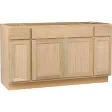 If you'd like ultimate flexibility with your kitchen cabinets, purchasing unfinished cabinets is the best way to achieve this. Unfinished Cherry Cabinet Doors Unfinished Kitchen Cabinets Home Depot Kitchen Unfinished Bathroom Vanities