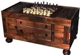 Chess Coffee Table Foter Sala De Jogos Tabuleiro De Xadrez Jogos