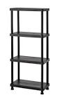 4-Shelf Resin Rack, 23-in x 12-in x 52-in Certified