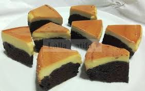 Le Duo Cake Chocolat Flan Vanille Au Thermomix Cake Chocolat Dessert Flan Vanille