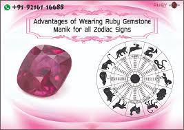While diamonds are forever, they are certainly not for everyone. Advantages Of Wearing Ruby Gemstone For All Zodiac Signs