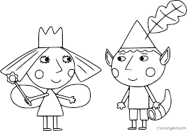 Bring some magic to your child's coloring with these fairies coloring pages. Ben And Holly S Little Kingdom Coloring Pages Coloringall