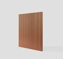 MB - LUNA (miedziany metaliczny) - Lakierowany panel ścienny 3D