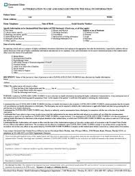 Authorization For Release Of Protected Health Information Florida Form Picshealth