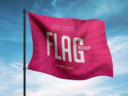 Flag Mockup Psd Mockup Psd Mockup Psd
