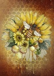 Pin By Jooi Mercado On Queen Bee In 2020 Honeybee Art Bee Painting Bee Art
