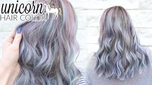 Unicorn Lavender Periwinkle Hair Color Ft Lime Crime Unicorn Hair Dyes