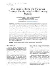 • sesalinan surat perakuan orang yang mengemukakan kepada agensi perakuan yang dilantik suruhanjaya perkhidmatan air negara yang memperakui mematuhi buku panduan berikut malaysian sewerage industry guidelines : Pdf Data Based Modeling Of A Wastewater Treatment Plant By Using Machine Learning Methods