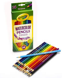 Download Amazon Com Crayola 24ct Watercolor Colored Pencils Toys Games