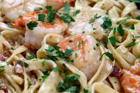 Stir in the parmesan cheese. Shrimp And Scallop Pasta In White Wine Cream Sauce System Of A Brown