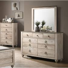 Greyleigh Pliner 9 Drawer Double Dresser With Mirror Bedroom Dresser Sets Dresser In Living Room 5 Piece Bedroom Set