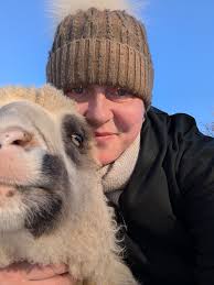 Knitting daily for cancer research in February