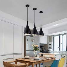 For spacing your pendant lights over an island, you first want to find the center point of the island. Bar Modern Pendant Lighting Black Pendant Lights Kitchen Island Light Study Bedroom Home Pendant Room Ceiling Lamp Include Bulb Pendant Lights Aliexpress