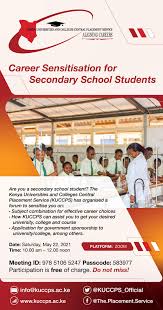 The kenya universities and colleges central placement service (kuccps) is now inviting applicants for the 2021/2022 application for degree and diploma programmes in universities and colleges. Facebook