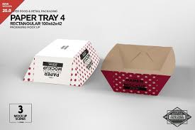 Vol 21 Paper Box Packaging Mockups In 2020 Free Packaging Mockup Packaging Mockup Paper Tray