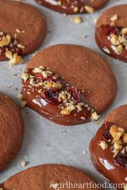 Recipe by kayla in montreal. Chocolate Shortbread Cookies Made With Cornstarch Girl Heart Food