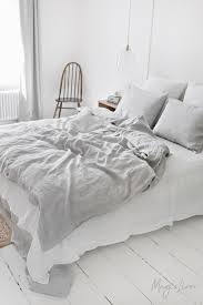 Light Gray Linen Duvet Cover Set 3 Pcs In 2020 Linen Duvet Cover Grey Bed Linens Luxury Grey Linen Bedding