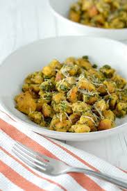 Sweet Potato Gnocchi With Pesto Recipe Chisel Fork Recipe Sweet Potato Gnocchi Pesto Recipe Vegetarian Recipes