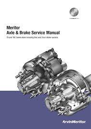 meritor axle brake service manual manualzz com