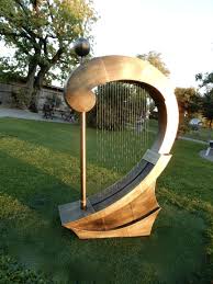 Skulptur Aus Edelstahl Mit Bronze Patiniert đieu Khắc