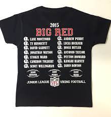 Roster Shirt Football Team Shirts Football Roster Baseball Team Shirt