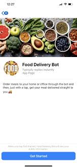 Food Delivery And Catering Service Bot Order Meals To Your Home Or Office Through The Bot And Then Just With A Tap Get Yo Food Delivery Foods Delivered Food