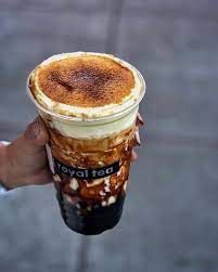 You Might Think This Is A Normal Brown Sugar Pearl Milk Tea But Think Again It S Actually Brown Sugar Creme Brulee Milk Tea Bubble Milk Tea Tea Recipes