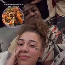 Blueface's girlfriend cooks unappetizing thanksgiving dinner
