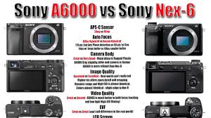 new sony a6000 vs my nex 6 real world and lab testing