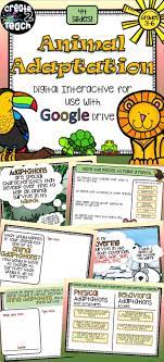Your Students Will Love Learning About Animal Adaptations With This Fun Colorful Engaging Digital In Animal Adaptations Research Projects Homeschool Programs