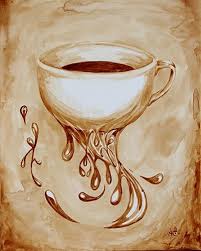 Bottomless Cup Of Coffee Coffee Art Coffee Artwork Coffee Art Coffee Painting