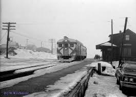 Blind River Ontario Cpr Station Winter Kirchimeir P 1976 Ad Blind River Ontario River