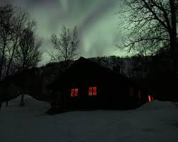 The fordypningsrommet cabins are situated off the coast of norway in the fleinvaer archipelago which is a cluster of tiny arctic isles. Northern Lights Polar Cabin Dinner And Snowshoe Hiking From Tromso Outdoortrip