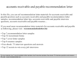 Prior business to business collections experience. Accounts Receivable Payable Recommendation Letter Accounts Receivable Collection Letter Template Insymbio