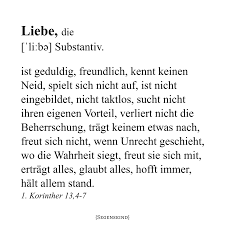 Hohelied Der Liebe 1 Korinther 13 Definition Hohelied Der Liebe Christliche Spruche Korinther 13