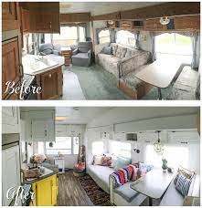 The travel trailer layout is a small area that has living and storage place structured in a practical manner. 10 Amazing Camper Remodels Rvshare Com