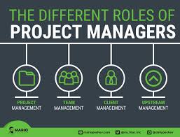 The Different Roles Of Project Managers Project Management Business Management Innovation Management