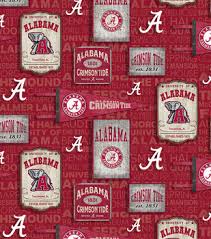 Cotton farmers absolutely love our custom license plates. University Of Alabama Crimson Tide Cotton Fabric License Plate Joann
