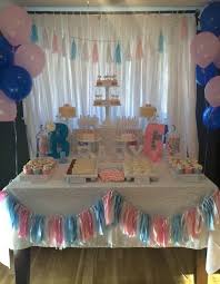 Sweet Simplicity Bakery White Pink Blue Gender Reveal Party Boy Or Girl Dessert C Gender Reveal Dessert Gender Reveal Candy Gender Reveal Dessert Table