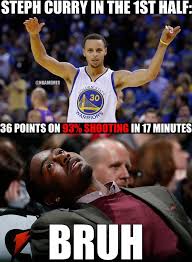 Rt Nbamemes Stephen Curry Is On Fire On The 1st Half Here S How John Wall Feels Right Now W Basketball Funny Basketball Quotes Funny Funny Basketball Memes