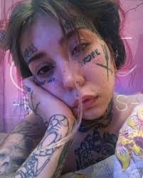 When thinking about the origins of the under eye tattoo triangle under eye tattoo. Anastasia G Face Tattoos For Women Face Tattoos Under Eye Tattoo