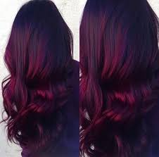 Red Velvet Balayage Dark Roots With Vibrant Burgundy Ends Done By Renee Spinale At The Dollhouse Burgundy Hair Hair Color Burgundy Hair Color Dark