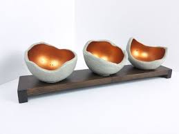 Concrete Bowls Perfect For Holiday Gift Https Www Etsy Com Listing 641048612 Small Burnt Orange Concrete Bowl Egg Concrete Bowl Concrete Decor Bowl