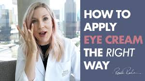 Gently pat and smooth the formula without pulling on the delicate eye area. How To Apply Eye Cream The Right Way Youtube