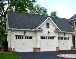 Carriage house 3 car log garage, carriage house log garage, log garage, log garage plan, log garage with daylight basement, log garage with living quarters. Colonial Style Garage Apartment 29859rl Architectural Designs House Plans